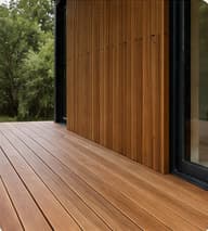 Madera de teca — revestimiento exterior y deck