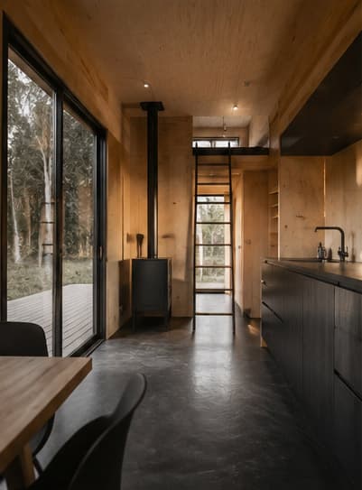 Interior Tiny House Uruguay