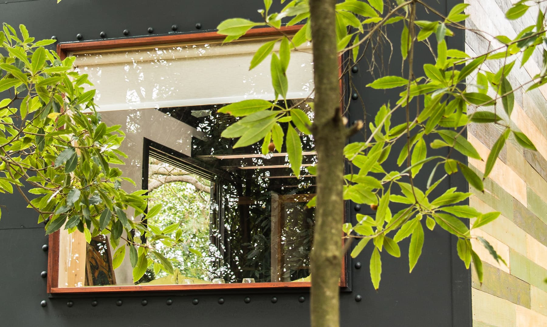 Detalle exterior Tiny House Uruguay
